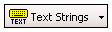 text strings button