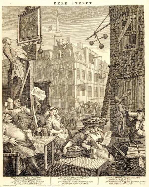 Beer Street by William Hogarth