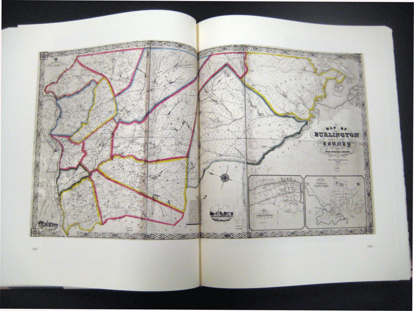 Sample county map (Burlington)