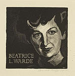 Portrait of Beatrice L. Warde, by Bernard Brussel-Smith