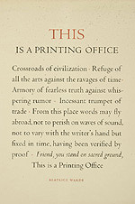 This Is a Printing Office, by Beatrice Warde