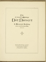 Laura Gilpin: Colorado Springs Day Nursery: A Memorial Building Given on Christmas Day 1923